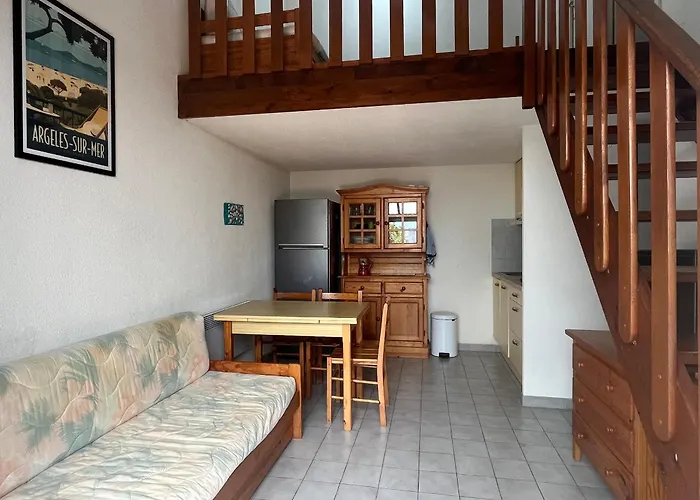 Charmante T3 Mezzanine Climatisee - Terrasse - 400m De La - 6p - Parking - Fr-1-799-29 ヴィラ
