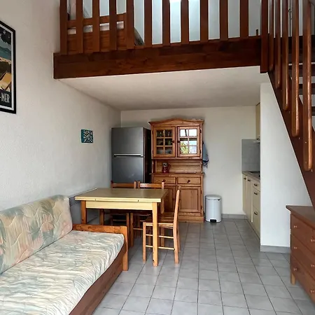 Charmante T3 Mezzanine Climatisee - Terrasse - 400m De La - 6p - Parking - Fr-1-799-29 فيلة